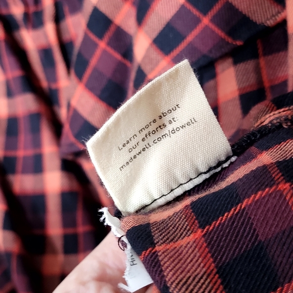 Madewell Plaid Ruffle Blouse - Picture 5 of 8
